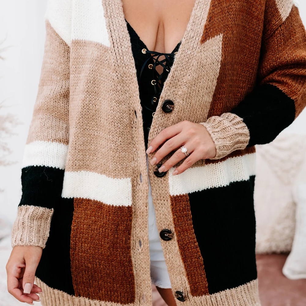 LUSH COLOURED CARDIGAN